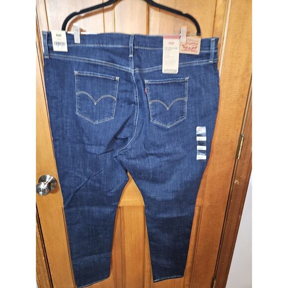 Levi's Women's 721 High Rise Skinny Jeans Indigo Tag Size 22 - Picture 2 of 5